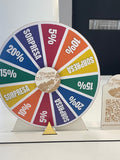 Ruleta Publicitaria 25 cm Personalizable con Logo y QR