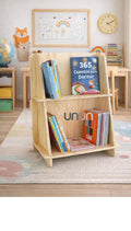Librero Infantil Montessori de Madera | Organizador de Libros para Niños